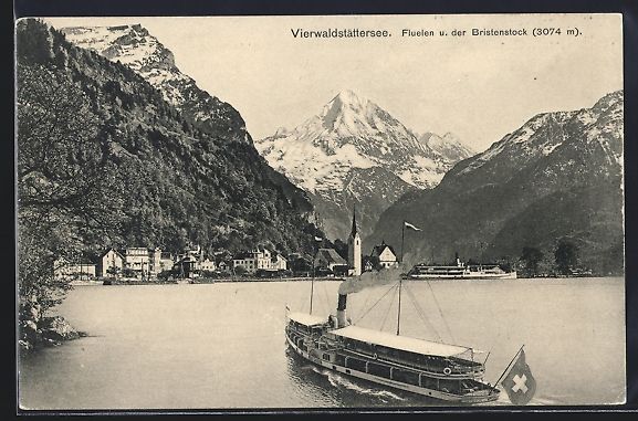 Cartes postales: Fluelen /Vierwaldstättersee, Panorama u – D'occasion à Berlin par bartko-reher
