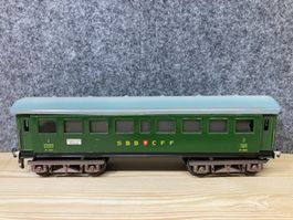 Buco Spur 0 Personenwagen 2. Klasse grün SBB