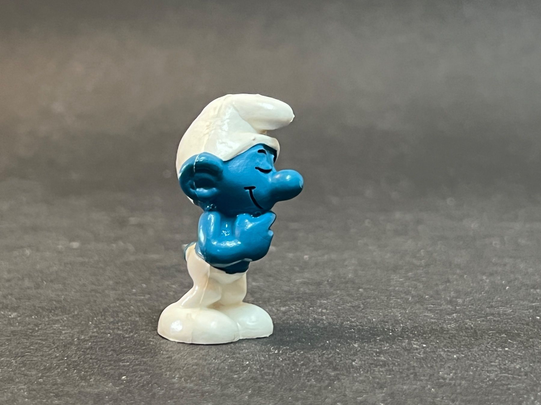 Bullyland Statuette: Schüchterner Schlumpf - Bully Peyo – Usato da Ennetbaden venduto da mapa05 4