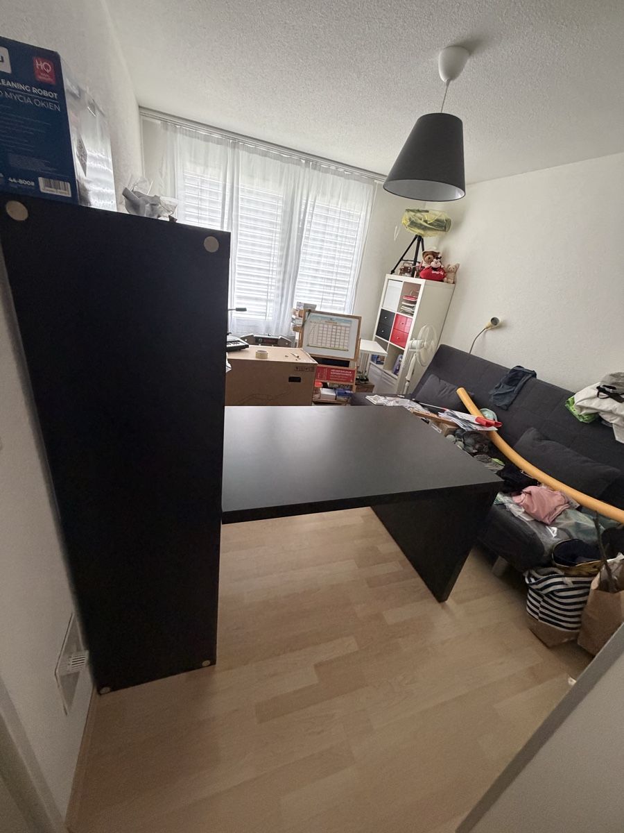 Scaffali: Schreibtisch mit Regal Schwarz – Usato da Glattpark(Opfikon) venduto da smmj84 1