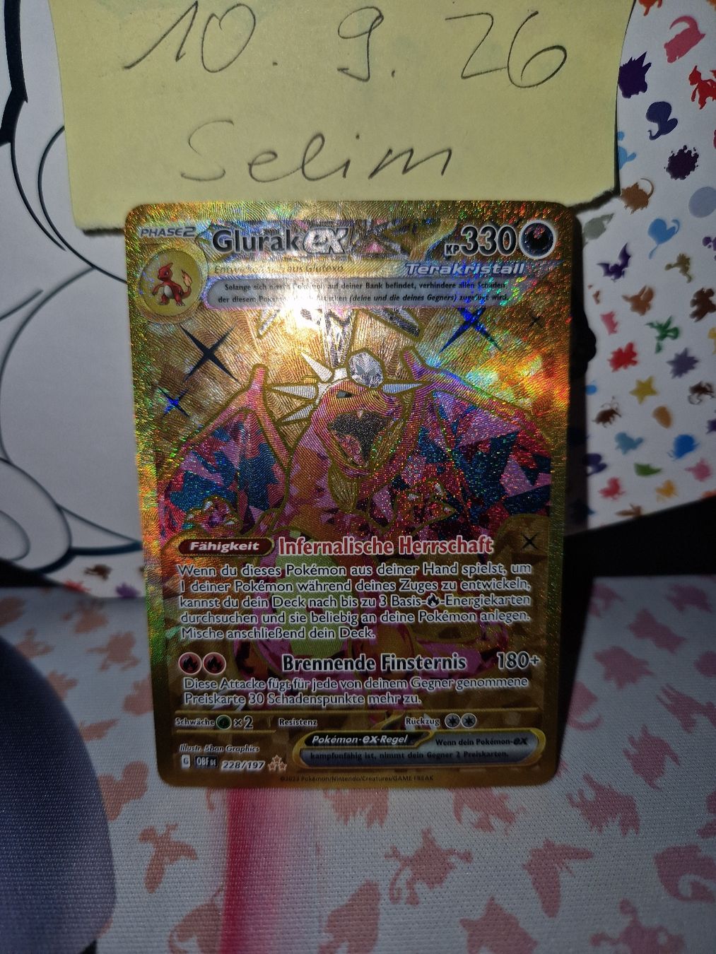 Pokémon Carte collezionabili: Glurak, NM, DE – Nuovo (secondo la descrizione) da Wangen b. Olten venduto da shlem 1