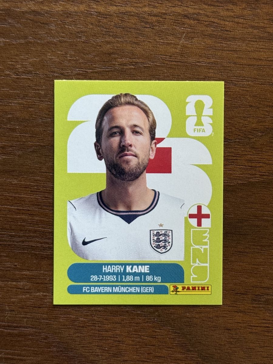 Panini Carte collezionabili: HARRY KANE - ENG 18 - Panini WM 2026 – Nuovo e nell'imballaggio originale da Horw venduto da nad_c