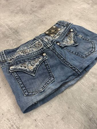 Vintage Miss Me Denim Rock (M)