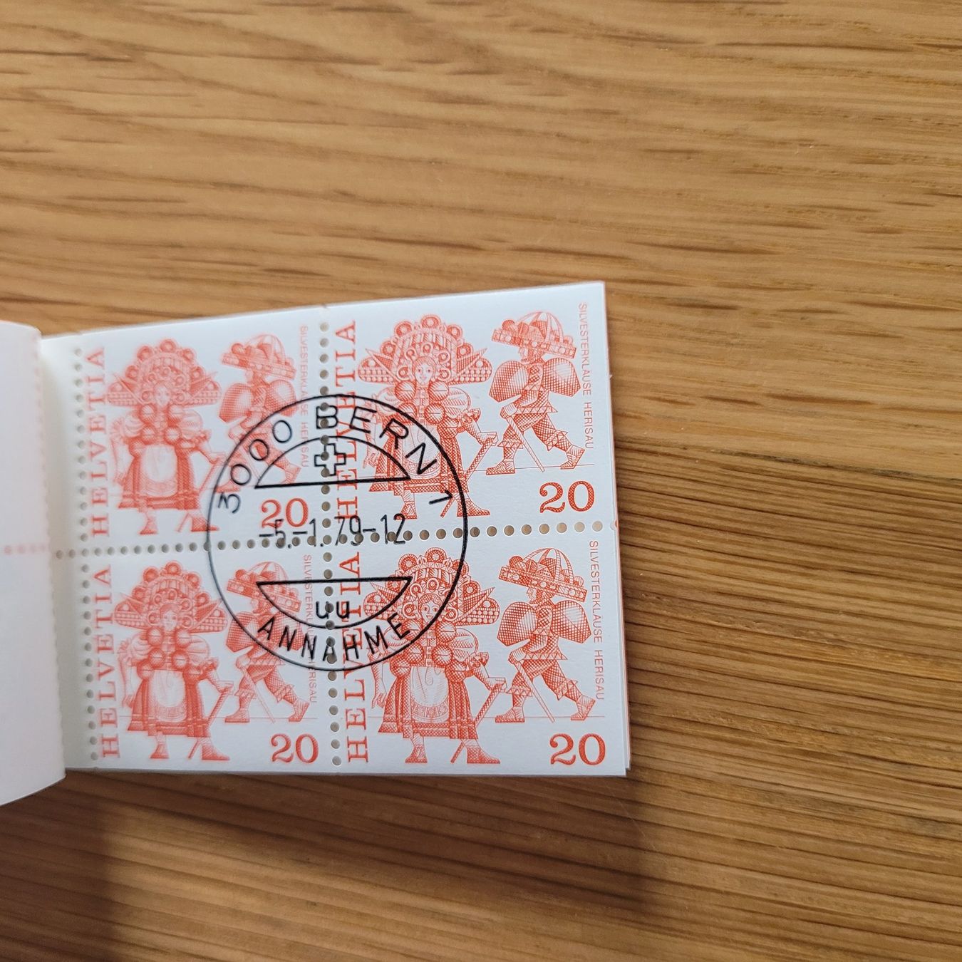 Tutti i francobolli: Carnet De Timbre /  Markenheftchen  Bern 1979 – Usato da Biel/Bienne venduto da Destockweb 2