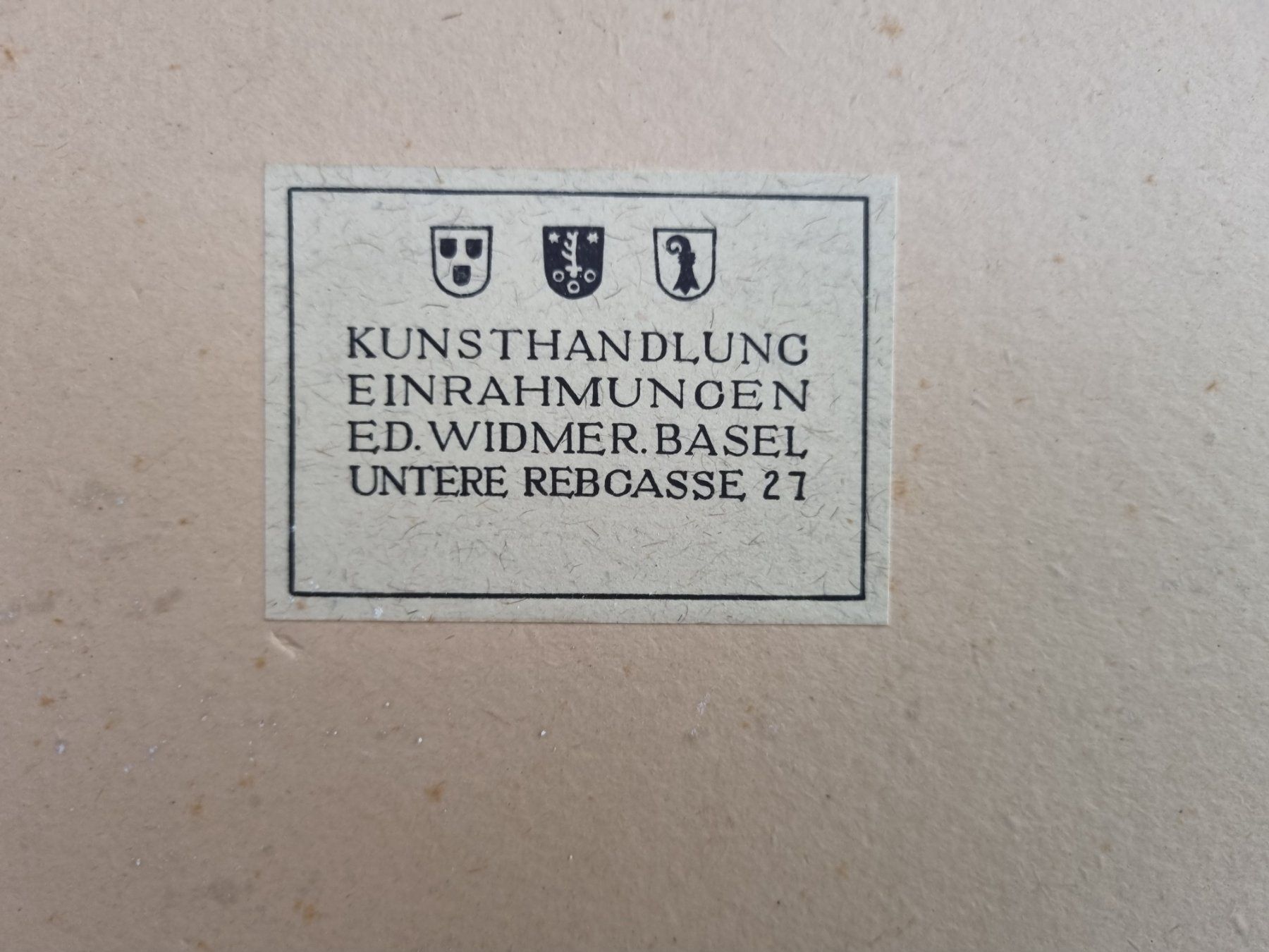Dipinti: Paride Castellan: Marktplatz Basel 1957, grosse Tuschezeichn – Usato da Basel venduto da Roberto002 6