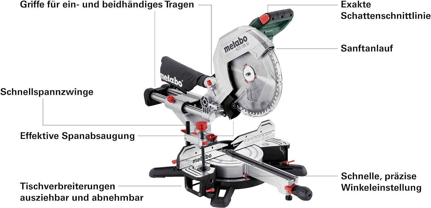 Sägen: Metabo KGS 254 M Kappsäge + 2 Sägeblatt – Neu und originalverpackt aus Bottighofen von zaap 5