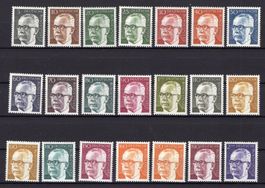 R6616  /  Allemagne  GUSTAV HEINEMANN 1970-1972 neufs XX