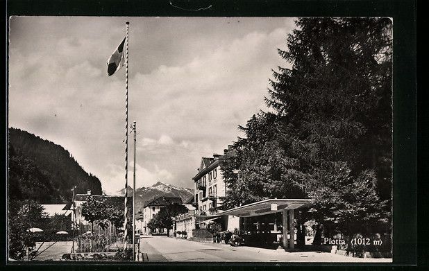 Cartoline postali: AK Piotta, Hotel del la Poste – Usato da Berlin venduto da bartko-reher