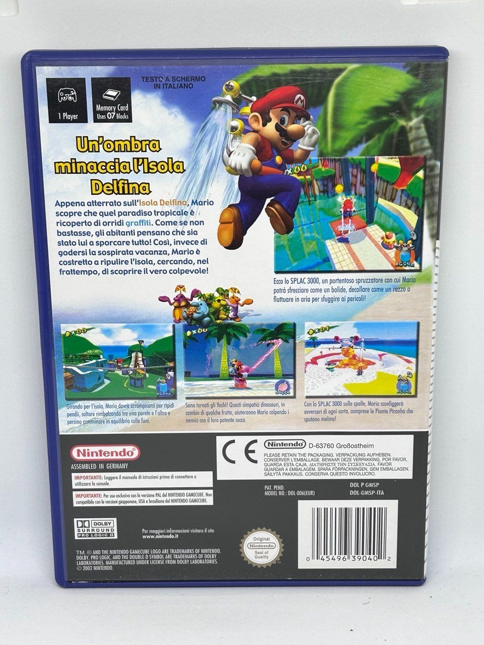 Nintendo Giochi: Super Mario Sunshine per Nintendo GameCube – Usato da Giubiasco venduto da LorisVale 1