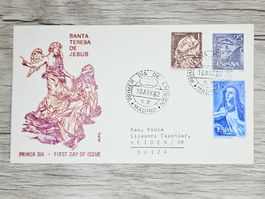 CL05 Enveloppe + Timbre Espagne 1962