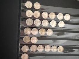 20 Rappenstücke 27 Stück von 1912 bis 1976