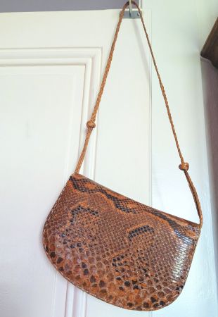 Sac en cuir de serpent - Vintage '50-'60 comme neuf !