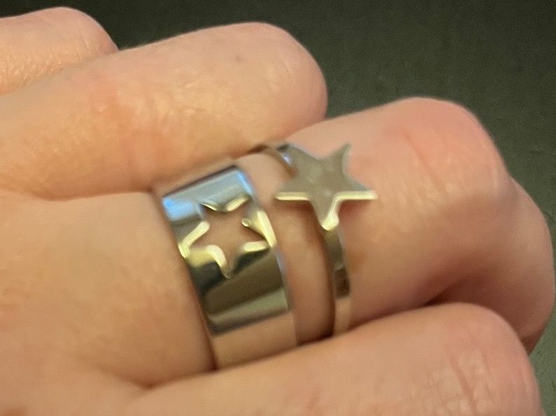 Anelli: Ring Set mit Stern (one Size), Nr. 70 – Nuovo (secondo la descrizione) da Gams venduto da Mariawicca 2