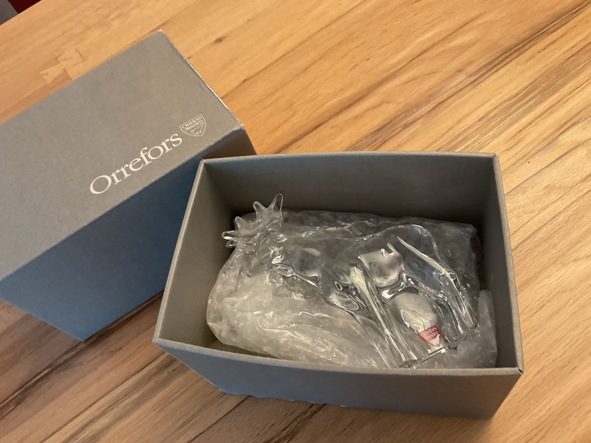 Statuette: Orrefors Kristall Rentier oder Elch? – Nuovo (secondo la descrizione) da Galgenen venduto da Schwantli 4