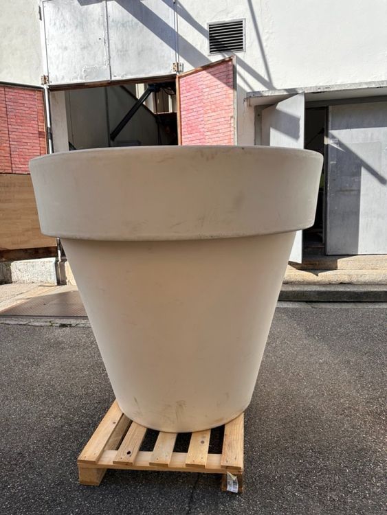 Blumentopf Blumenkübel Übertopf Rund Mit ECO WOOD Untersetzer Pflanzkübel Matt E - Foto 13