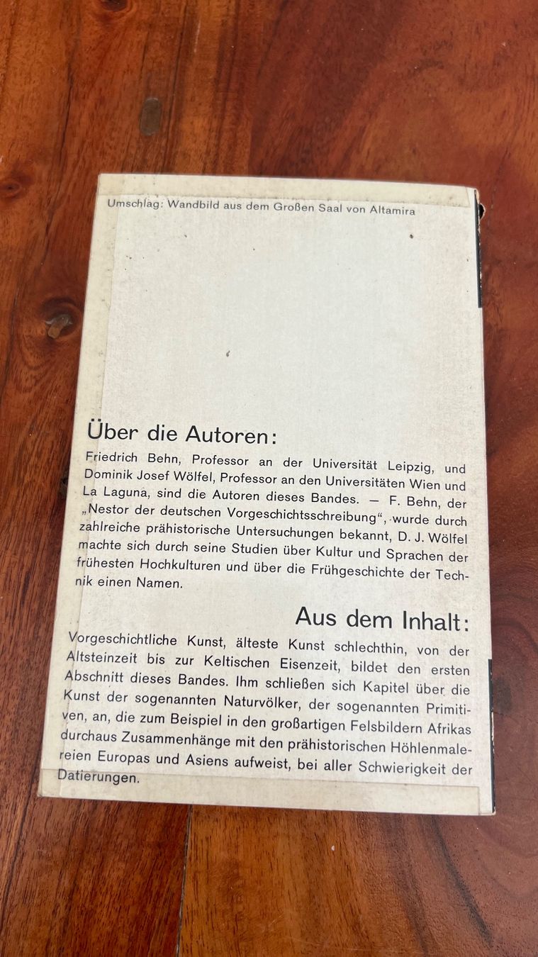 Libri: Ullstein Kunstgeschichte: Vorgeschichte Europas 1963 – Usato da Schübelbach venduto da Dolly990_2 1