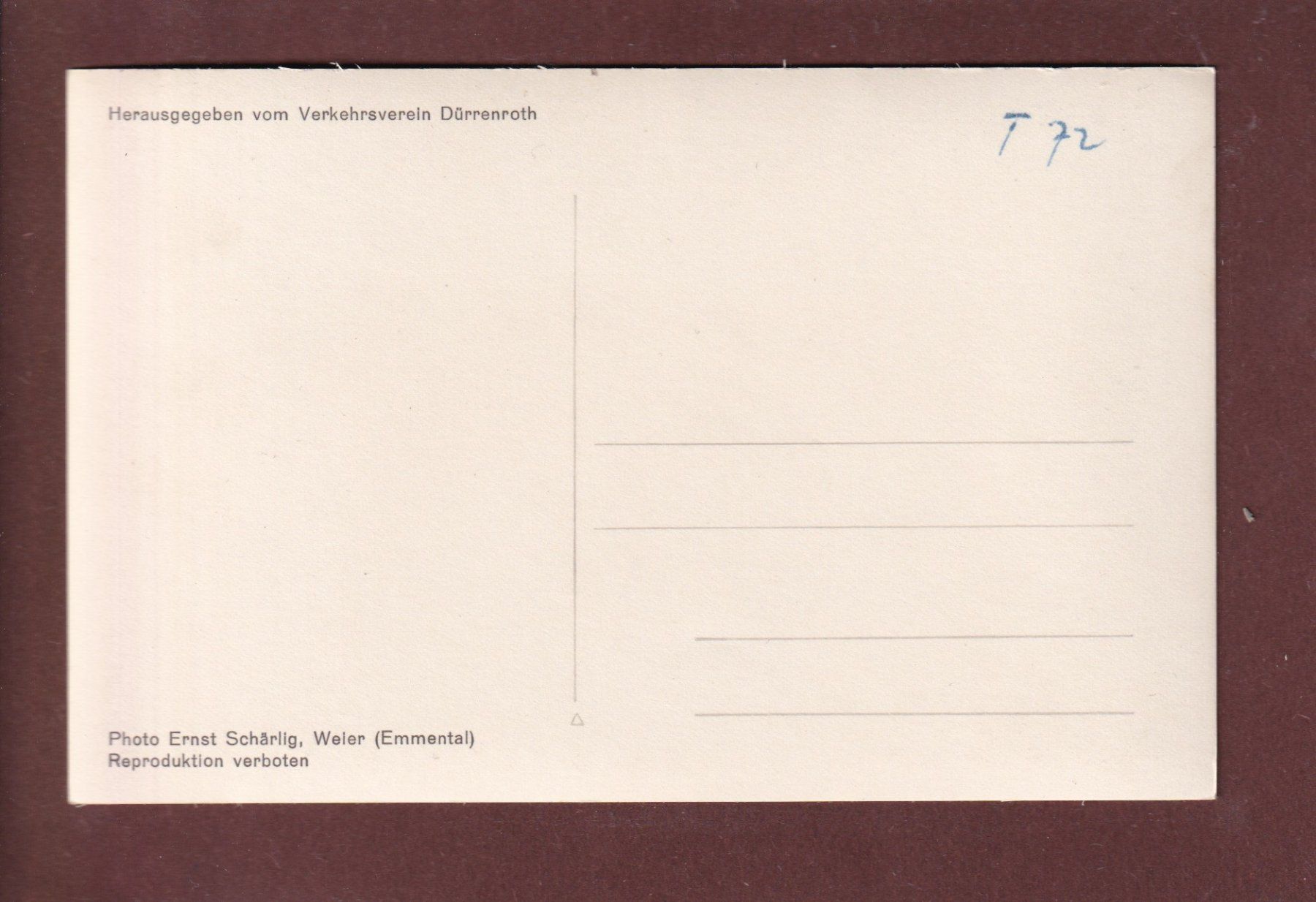 Cartoline postali: AFFOLTERN - Kavalleriedenkmal Lueg – Usato da Pully venduto da nicecards 1