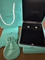 Sixteen Stone by Tiffany Ohrringe in Platin mit Diamanten