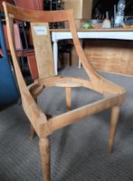 Antikes Biedermeier Stuhlgestell, Kirschbaum