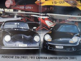 Prospekt Poster Porsche 356 / 911 2001