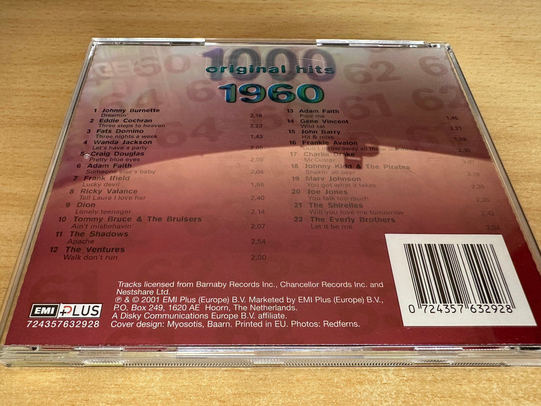 CDs: Various – 1000 Original Hits 60's- 1960 – Gebraucht aus Rikon im Tösstal von Alpenmutz 1