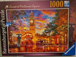 Puzzle 1000 Teile "Sunset at Parliament Square"