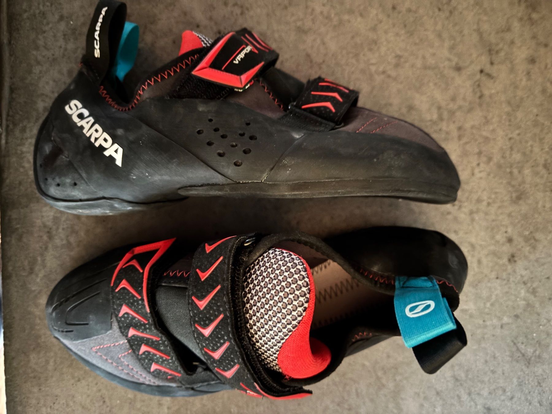 Scarpa Scarpe da uomo: Scarpa Kletterschuhe Vapor V – Nuovo (secondo la descrizione) da Meiringen venduto da deb_j5lm 1