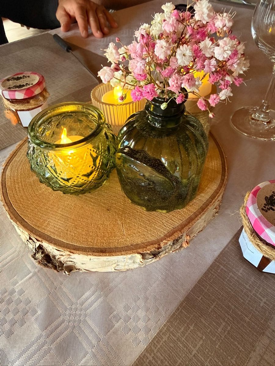 Tutte le decorazioni: Tischdeko Set Glaslichter LED Kerzen – Usato da Winikon venduto da nad_vj75 1