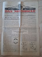 Zeitung Das Motorrad 14. Oktober 1943 Originalausgabe