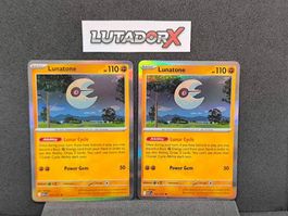 2 x Lunatone - Holo - Ascended Heroes - 105/217 - Englisch