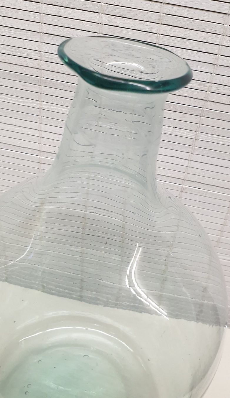 Bottiglie: Antike grosse Glasflasche für Most oder Schnaps – Usato da Emmen venduto da magelan 3