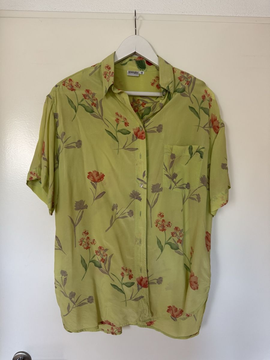 Camicette: Spengler Blouse Silk size M vintage – Usato da Turbenthal venduto da elizameise 1