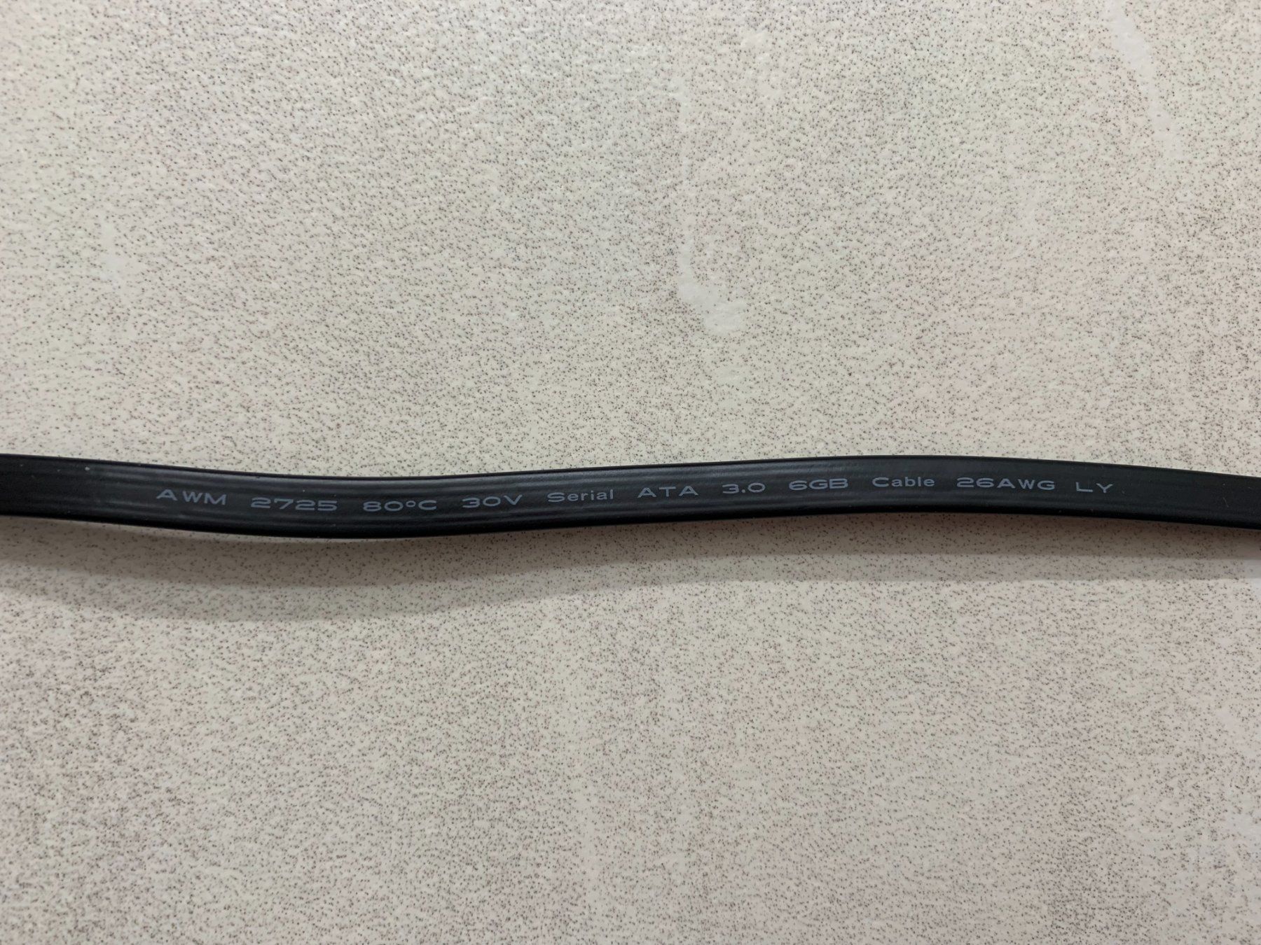 Kabel: Kabel SATA 3, Clip, flexibel, schwarz 50 cm – Neu und originalverpackt aus Aarburg von 2..0 4