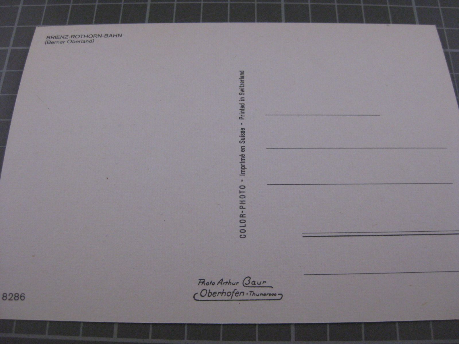 Cartoline postali: AK Brienz Bahnhof mit Zug – Usato da Malters venduto da Marosko 1