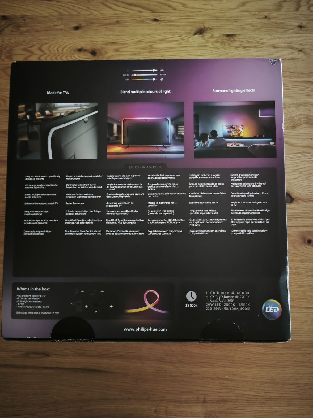 Philips Lichterketten & Leisten: Philips hue Play Gradient Lightstrip 75" TV – Neu (gemäss Beschreibung) aus Cama von yukekalt 1