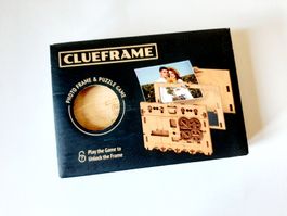 Clue Frame Bilderrahmen Spiel aus Holz Geschenkartikel NEU