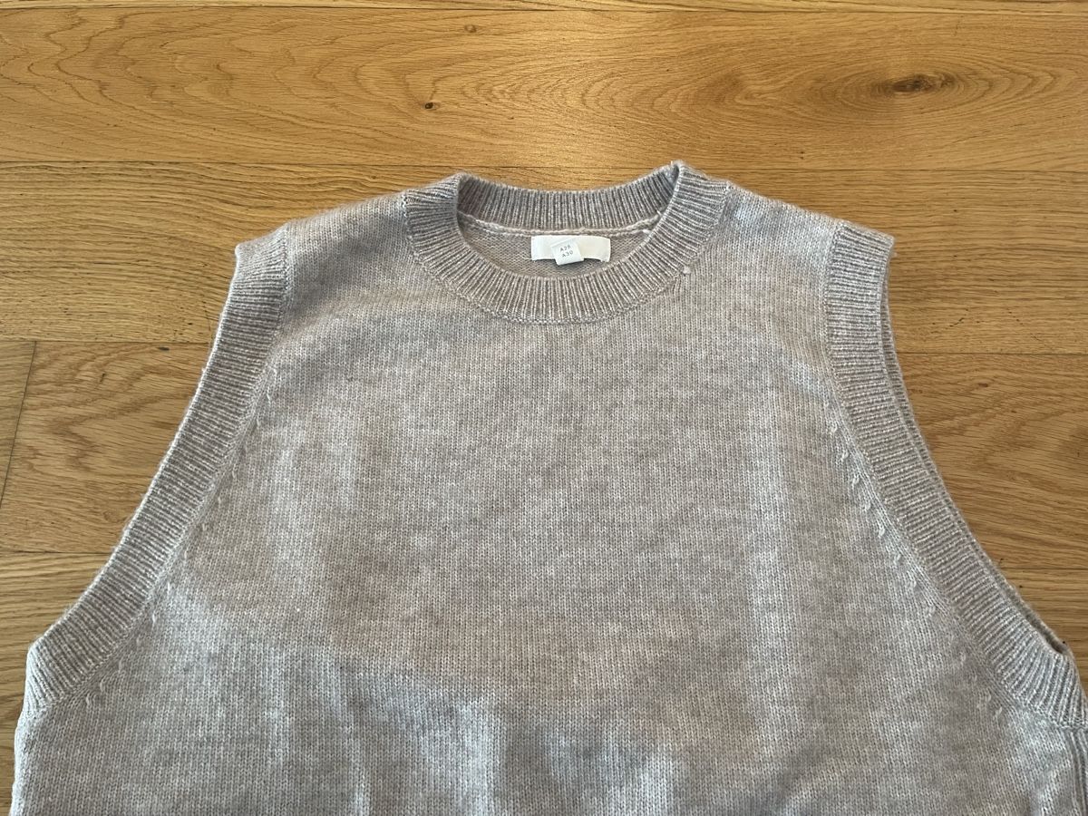 H&M Gilet & Giacche senza maniche: H&M Strickweste, grau/beige , Gr. S – Usato da Bremgarten AG venduto da arl_8nbf 2