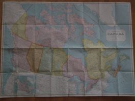 Landkarte Canada 1947