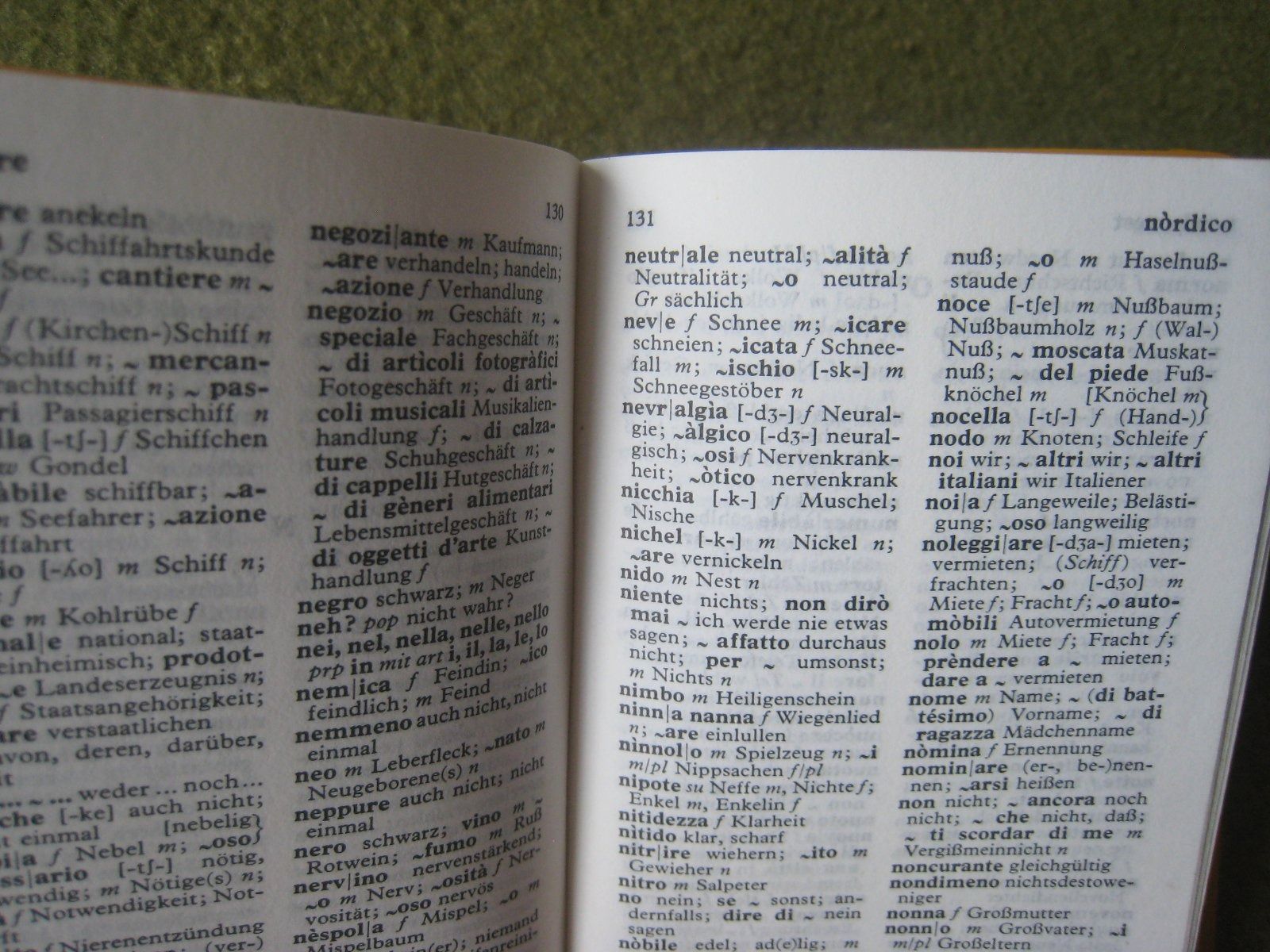 Libri: Taschenwörterbuch Italienisch – Usato da Lohn-Ammannsegg venduto da elch_55 1