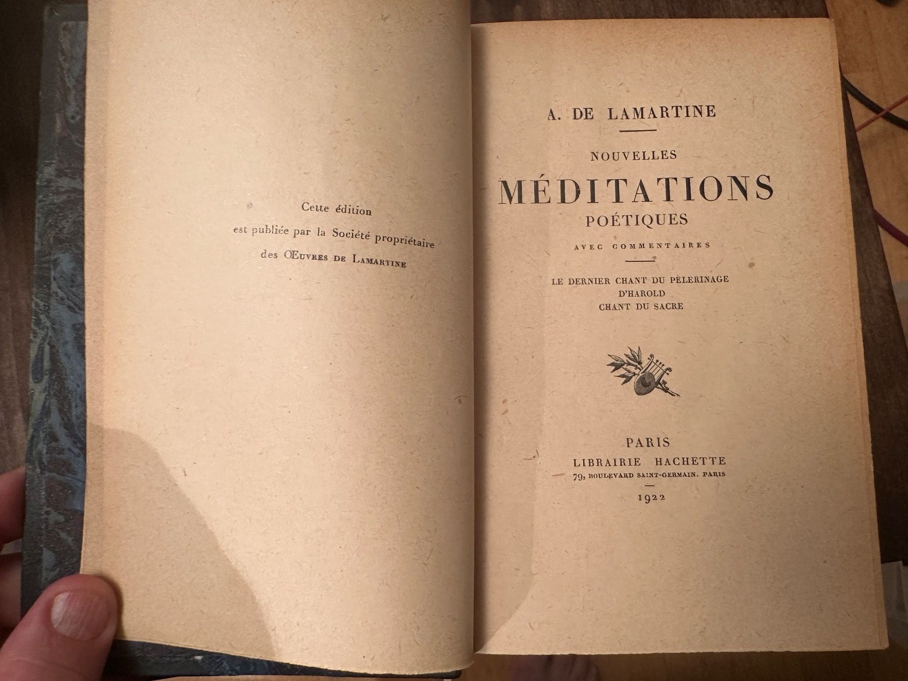 Libri: Alphonse de Lamartine: Oeuvres. 5 tomes. – Usato da Zürich venduto da allp 6