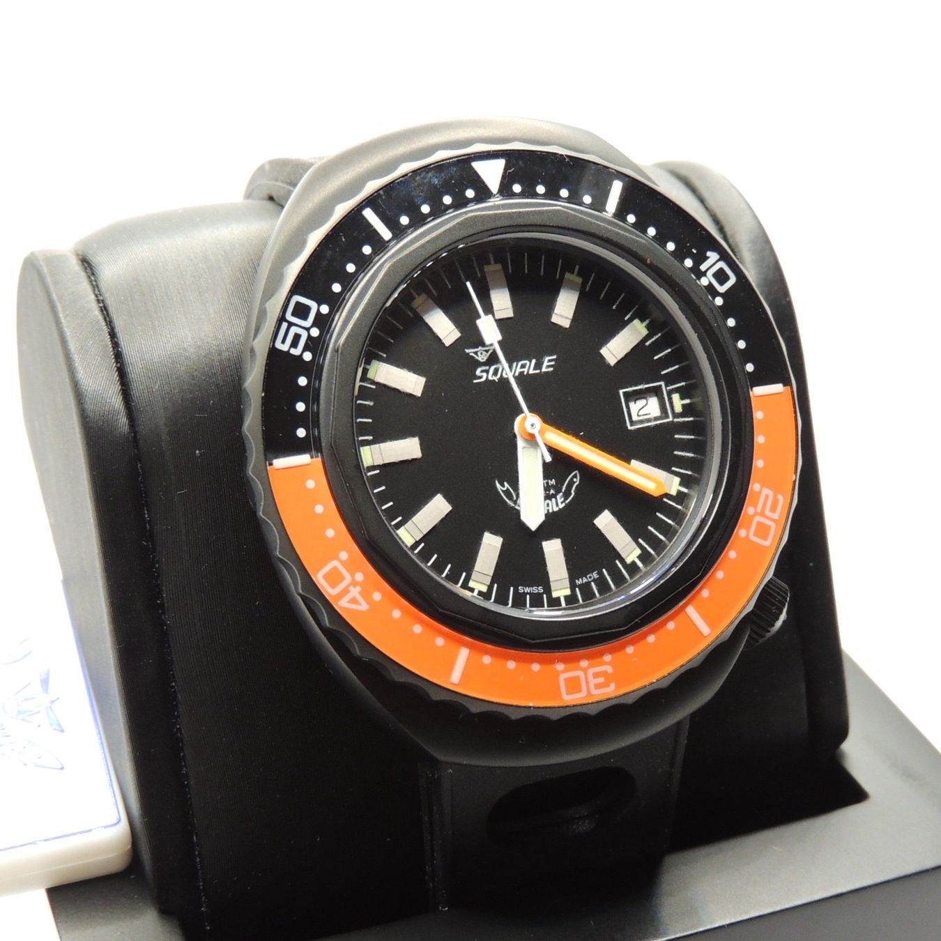 Orologi: Montre Squale 2002 PVD Black Orange neuve – Nuovo e nell'imballaggio originale da Lausanne venduto da DuGoutetdesCouleurs 1