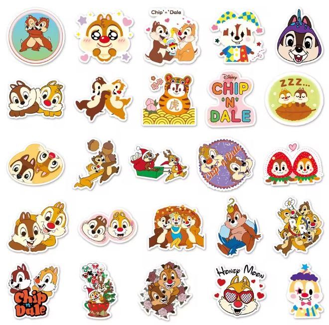Sticker: Chip & Chap Comic Eichhörnchen Film DVD 50 tlg Stickerset – Nuovo e nell'imballaggio originale da Dättlikon venduto da easythings 2