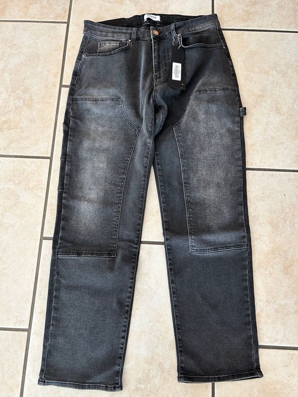 Jeans: NEU - Herren-Jeans LEGEND, grey/d-grau, size 32, Stretch – Nuovo e nell'imballaggio originale da Cugnasco venduto da isolaverde 1