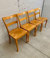 4x ALTE HOLZSTÜHLE AB 1.-!!!