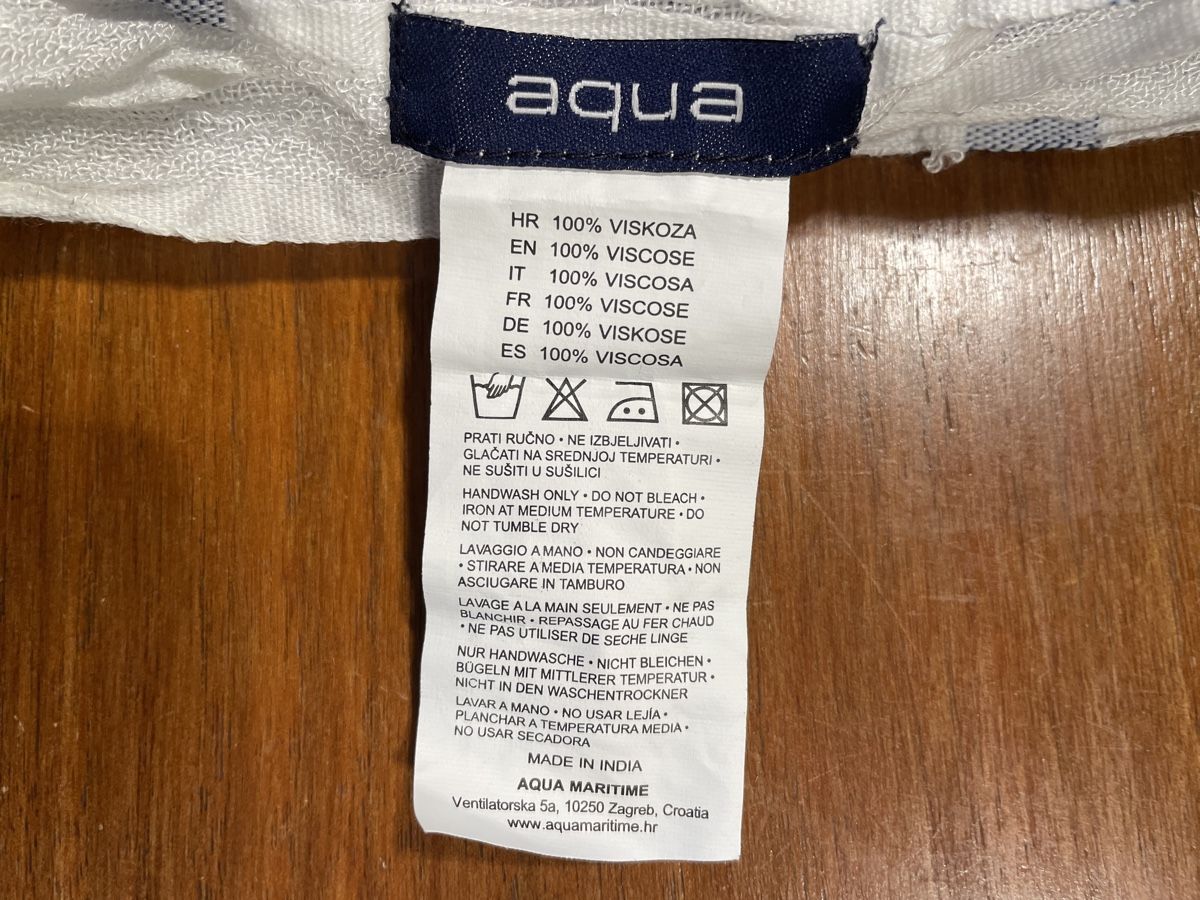 Foulards, Tücher & Schals: aqua Maritime Schal – Neu (gemäss Beschreibung) aus Uznach von Player6 2