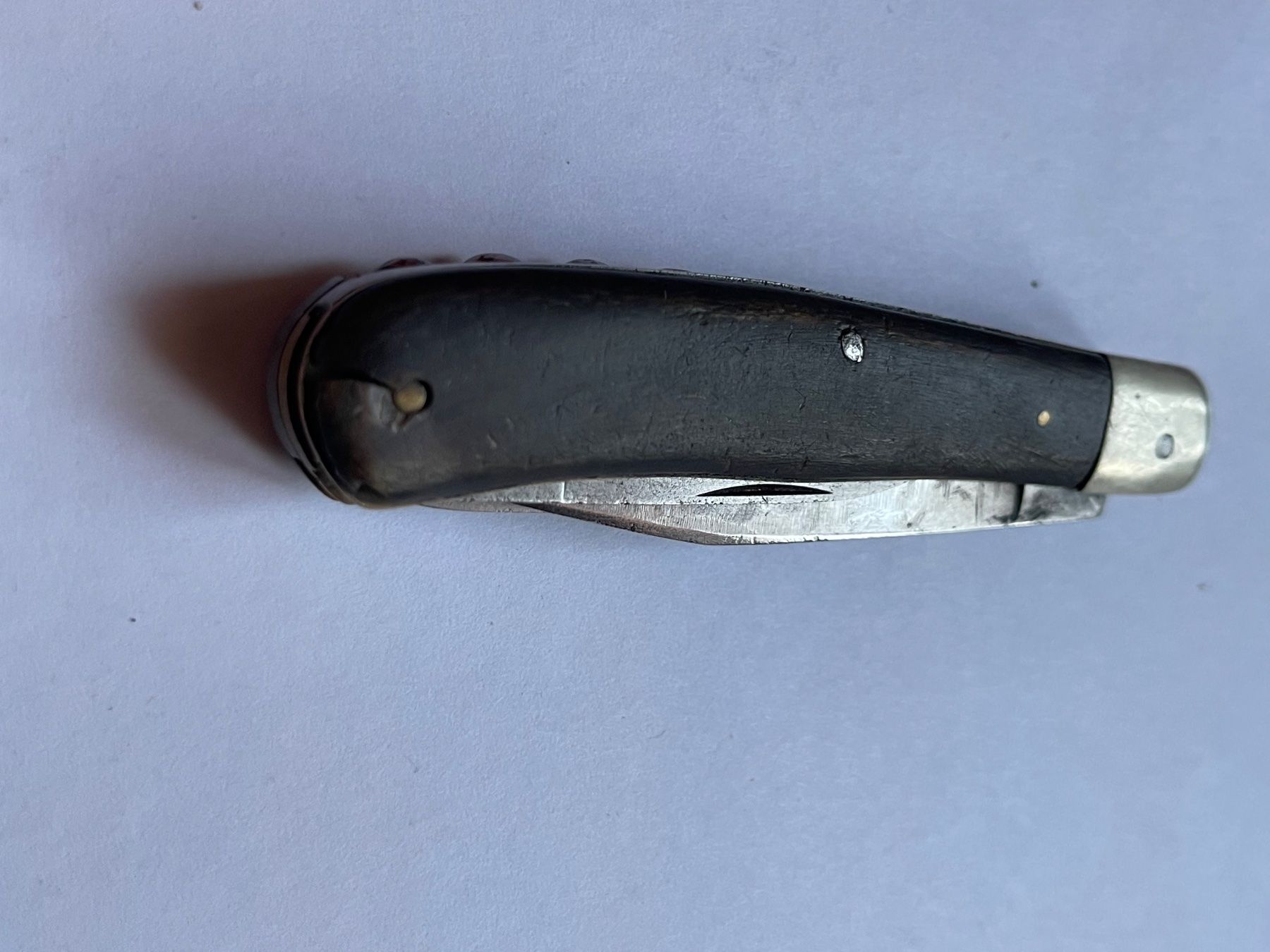 Solingen Coltelli tascabile: Antikes Solingen-Sackmesser, mit Säge und gr.+ kl. Klinge – Usato da Basel venduto da TOMFAN 7