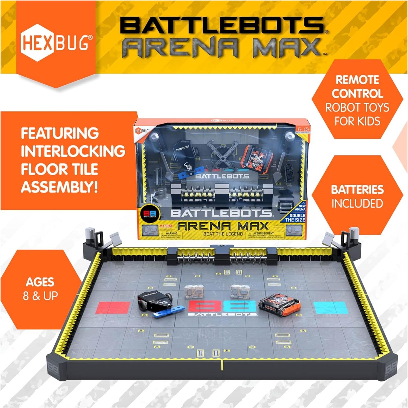 Giocattoli: KAMPFROBOTER (HEXBUG)  RIESEN SET – Usato da Nürensdorf venduto da manuel0911 2