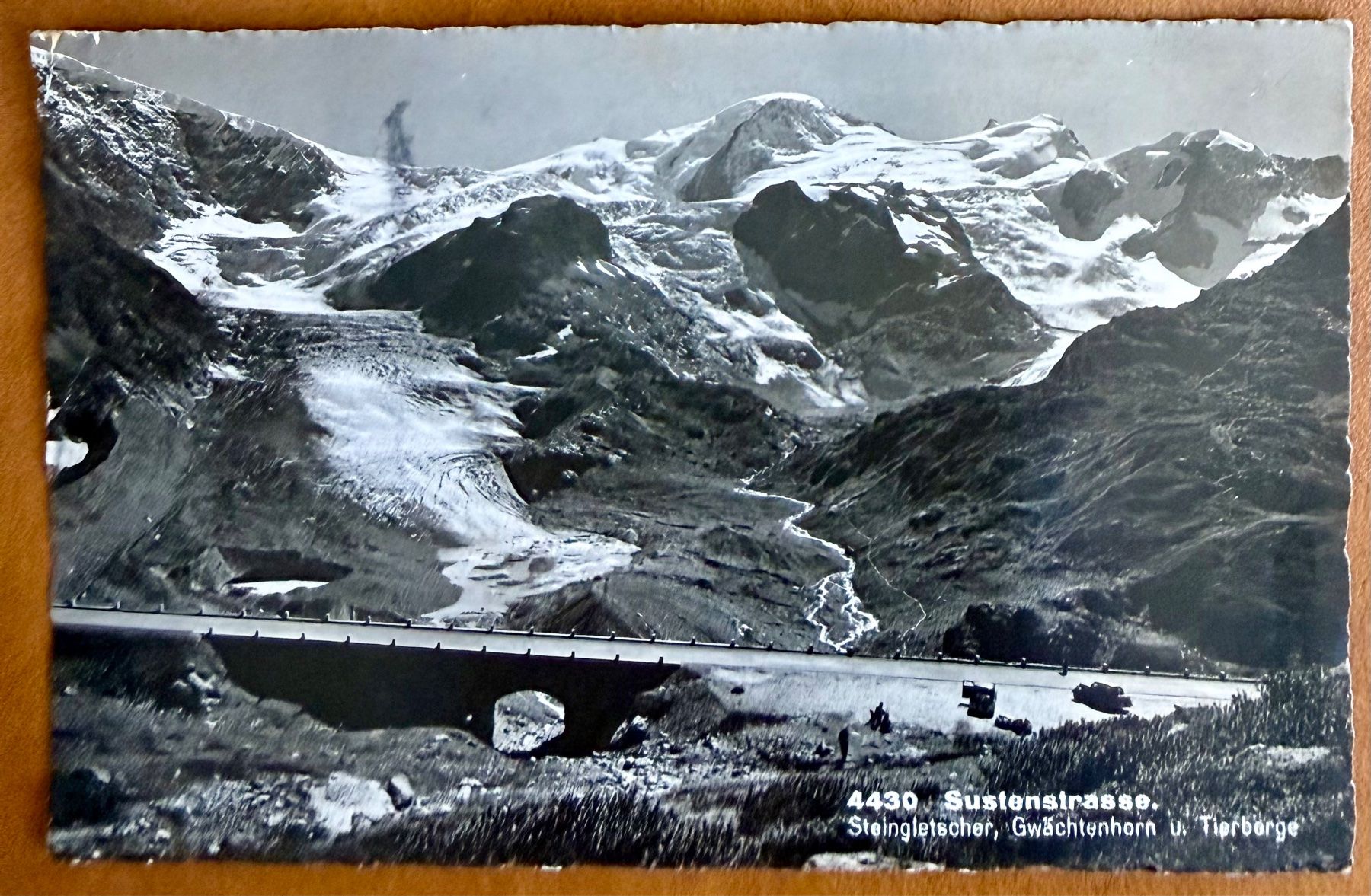 Cartoline postali: Sustenstrasse - Steingletscher 1947 – Usato da Lutry venduto da Ediego