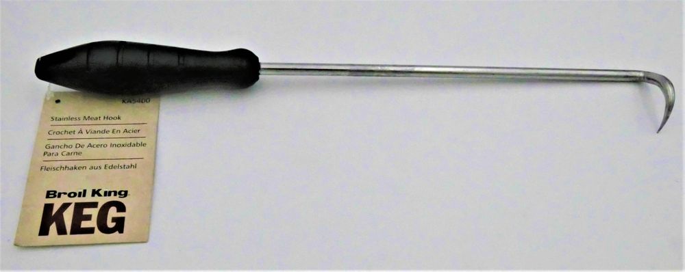 VALICLUD BBQ Fleischhaken Set | 2-teilig Mit T-Griff | Aus Robustem Stahl Für Grill & Küche