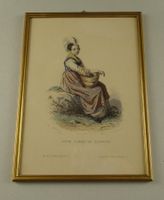FRAUENTRACHT SCHWYZ, STAHLSTICH UM 1850